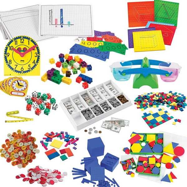 Math Manipulatives help kids grasp concepts.