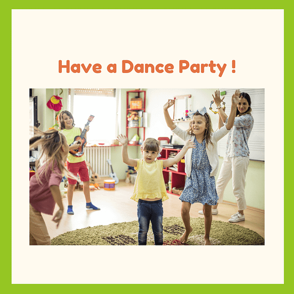 For summer fun, have a dance party.
