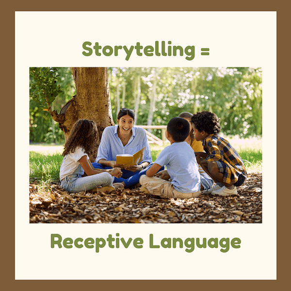 Language Skills: Storytelling = Receptive Language