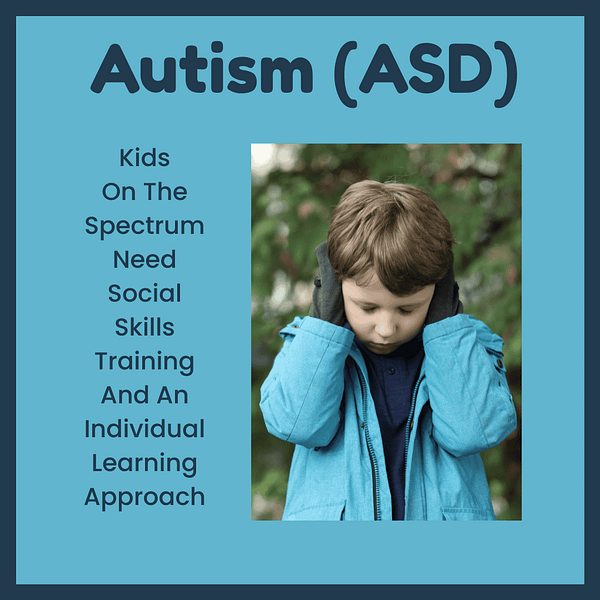 Kids on the Autism spectrum need social skills training and an individual learning profile approach.