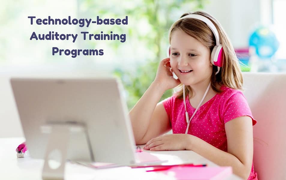 A student working on a technology-based auditory training program can form new neurological connections.